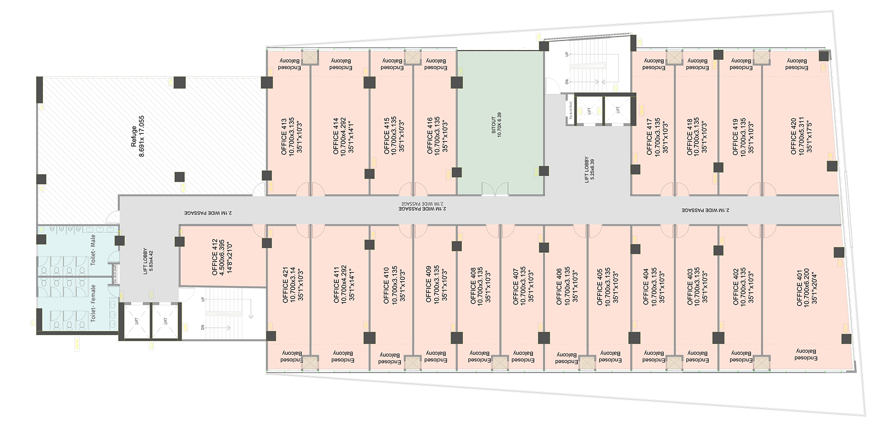 Modern Commercial Building in Baner, Pune